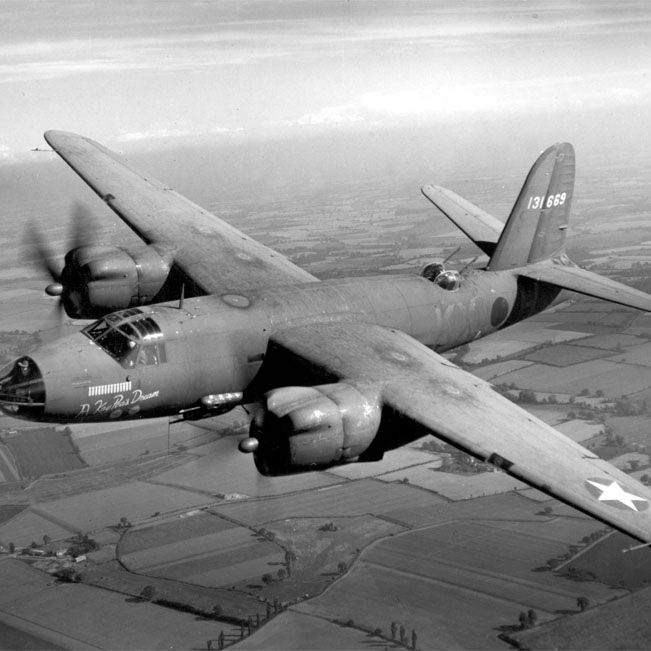B-26B_bomber_in_flight